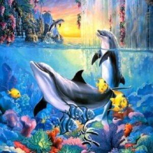 Diamond Painting - Delfine Dolfins