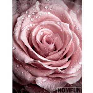 5D Diamond Painting  Pink Rose
