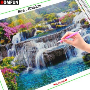 Diamond Painting 5D Full  Diamond Painting Scenic Waterfall