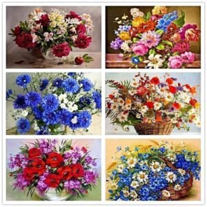 5D Artist DIY Diamond Painting  Flowers pick your picture