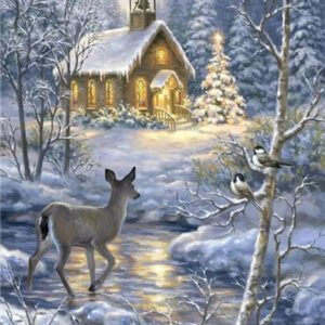 Diamond Painting Diamond Mosaic Landscape Diamond Embroidery Autumn Landscape