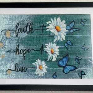 Faith Hope Love Daisies