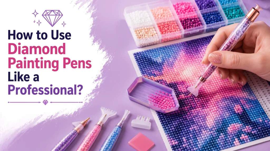 How to Use Diamond Painting Pens
