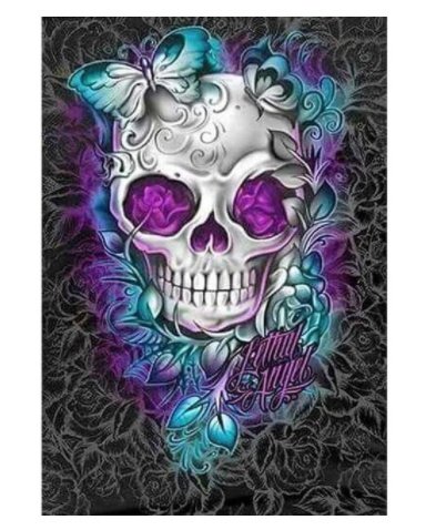 Diamond Painting Horror Skull Art Mosaic Home Wall Decoration - Image 9