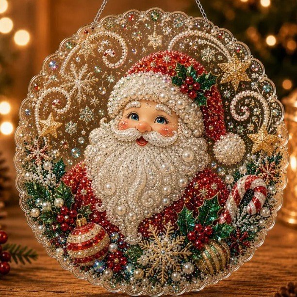 Diamond Painting Pendant Christmas Holiday Decorations Diamond Painting Pendant - Image 10