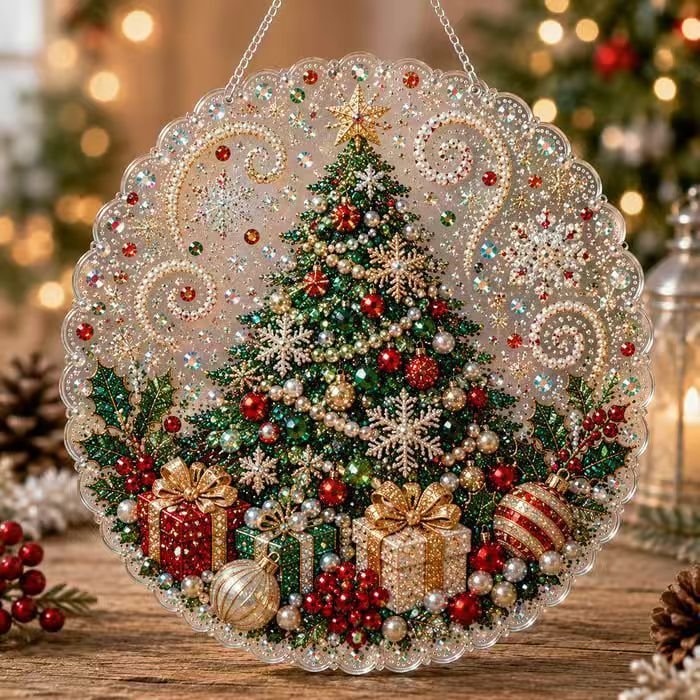Diamond Painting Pendant Christmas Holiday Decorations Diamond Painting Pendant - Image 8