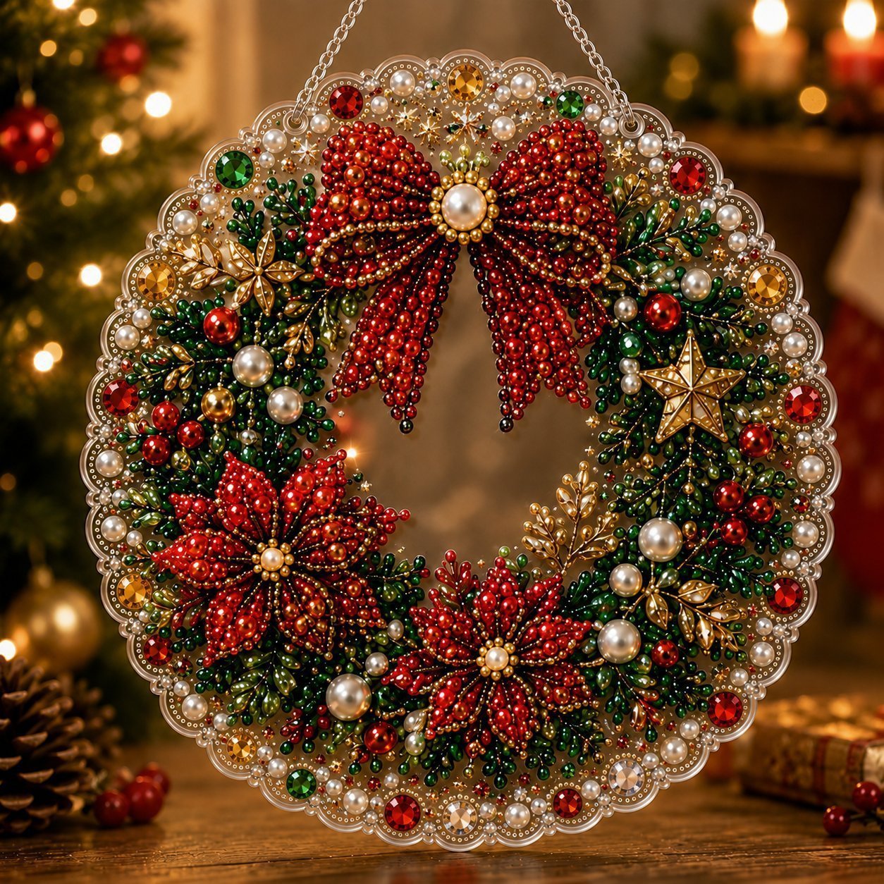 Diamond Painting Pendant Christmas Holiday Decorations Diamond Painting Pendant - Image 5