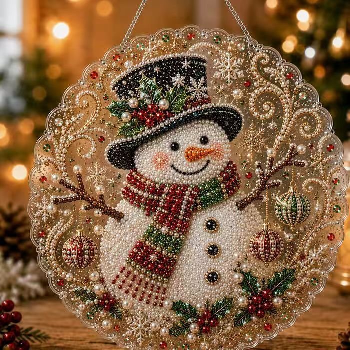Diamond Painting Pendant Christmas Holiday Decorations Diamond Painting Pendant - Image 9