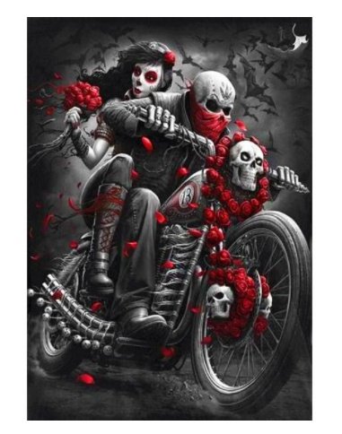 Diamond Painting Horror Skull Art Mosaic Home Wall Decoration - Image 7