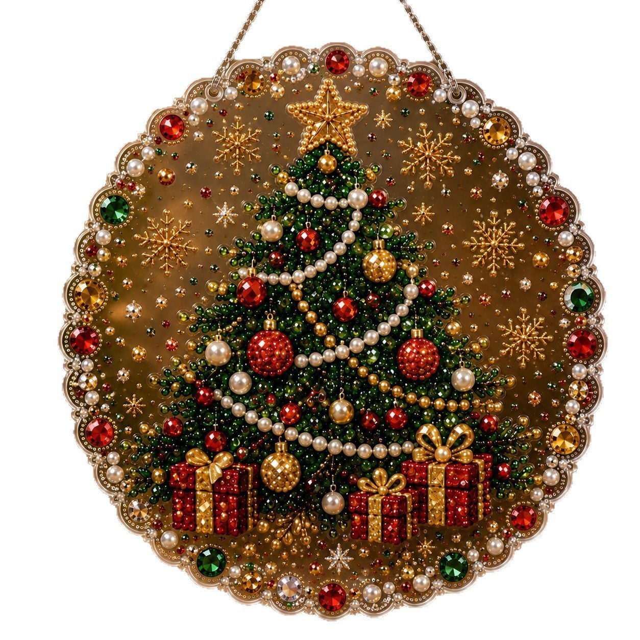 Diamond Painting Pendant Christmas Holiday Decorations Diamond Painting Pendant - Image 6