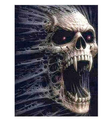 Diamond Painting Horror Skull Art Mosaic Home Wall Decoration - Image 6