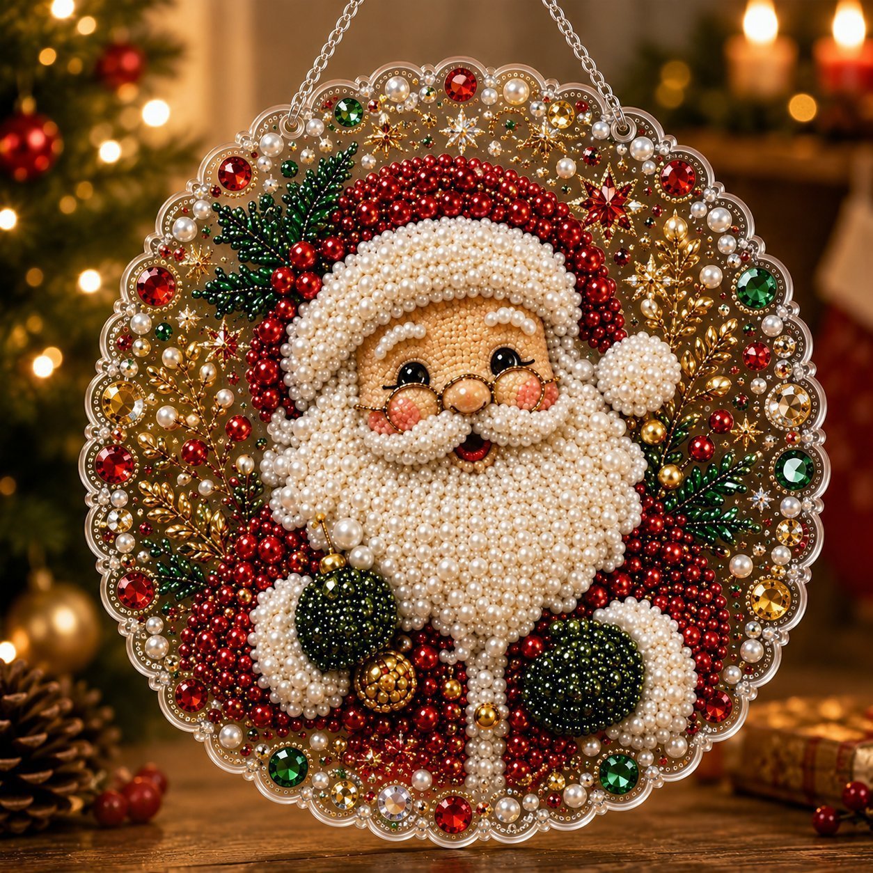 Diamond Painting Pendant Christmas Holiday Decorations Diamond Painting Pendant