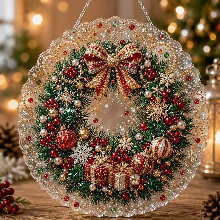 Diamond Painting Pendant Christmas Holiday Decorations Diamond Painting Pendant - Image 3